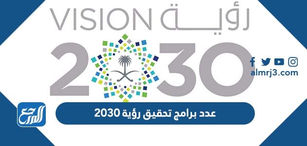 عدد برامج تحقيق رؤية 2030عدد برامج تحقيق رؤية 2030