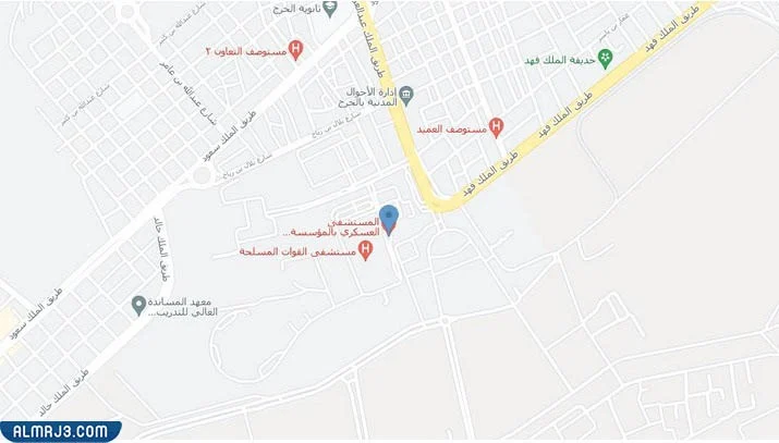 عنوان مستشفى المصانع