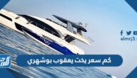 كم سعر يخت يعقوب بوشهري