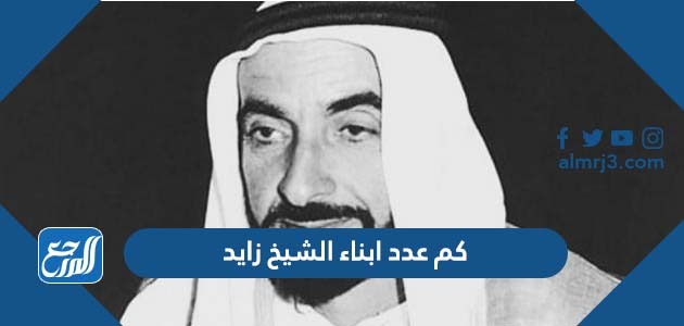 كم عدد ابناء الشيخ زايد