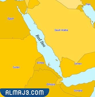 خريطة البحر الأحمر