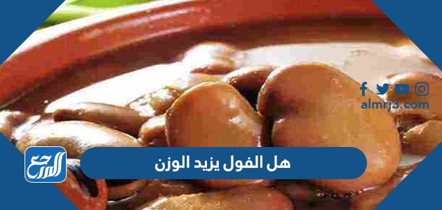 هل الفول يزيد الوزن