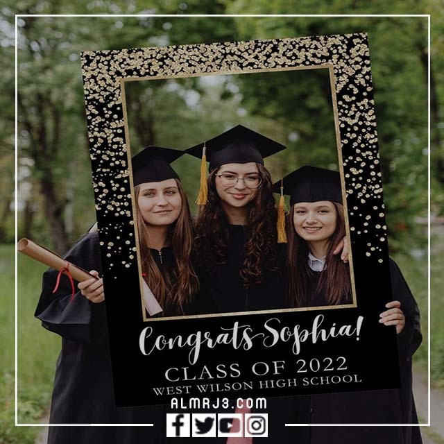 أجمل ثيمات تخرج جاهزة للطباعة 2022 للبنات