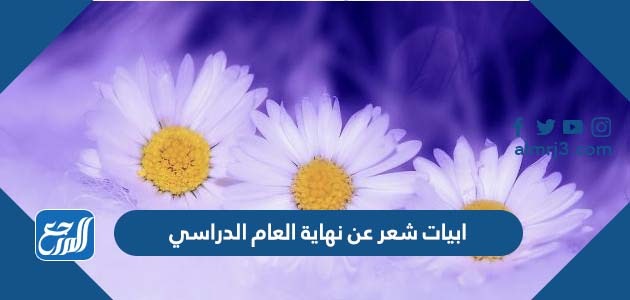 ابيات شعر عن نهاية العام الدراسي