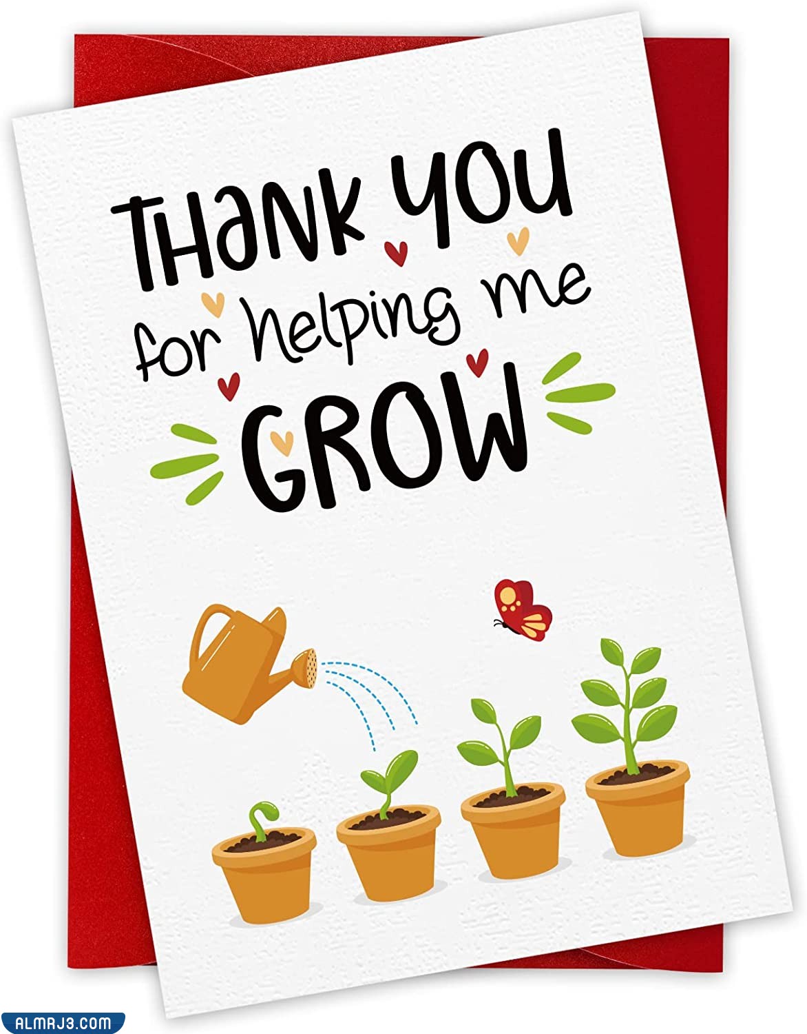 بطاقة شكر للمعلمة من طالبة بالإنجليزي