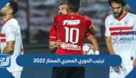 جدول ترتيب الدوري المصري الممتاز 2022 وقائمة الهدافين