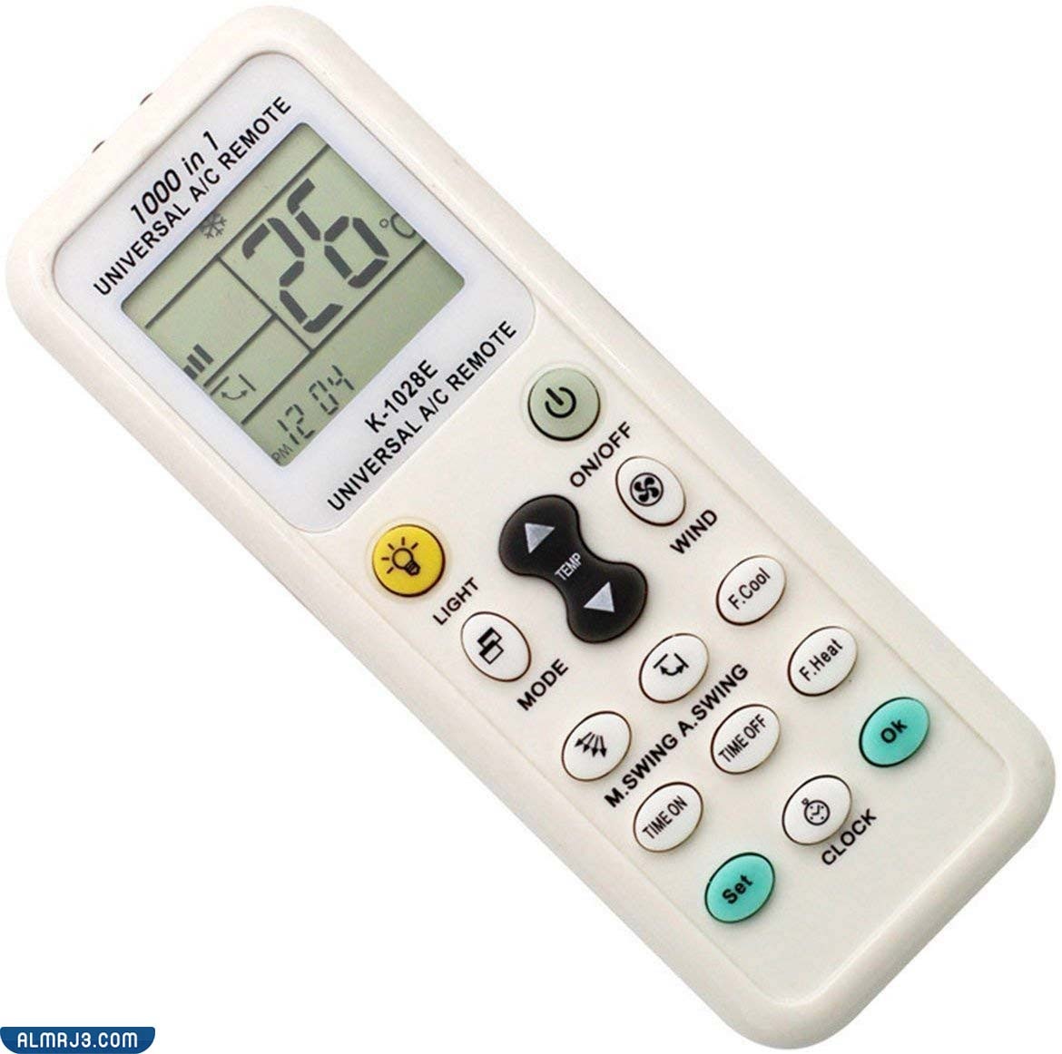شرح أزرار وعلامات ريموت المكيف