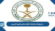 ما هو صندوق الاستثمارات العامة برنامج تطوير الخريجين 2025