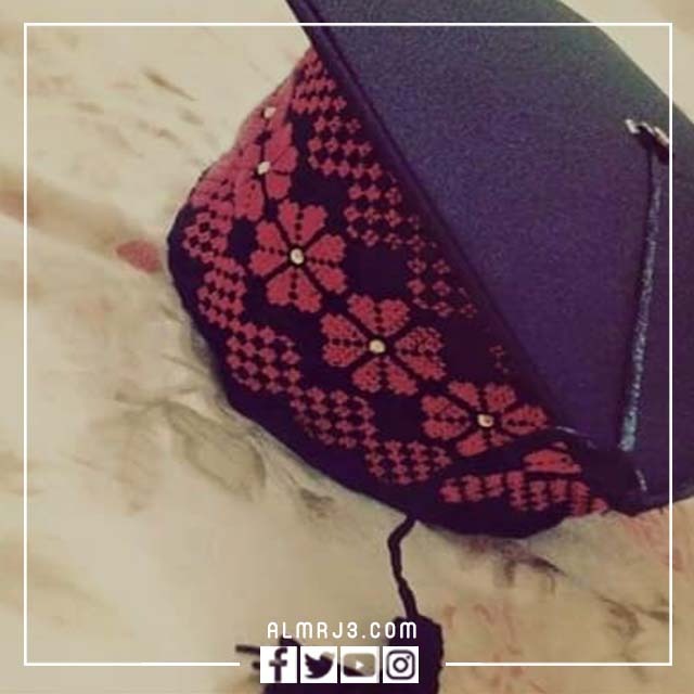 قبعة تخرج تطريز