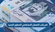 كم راتب الضمان الاجتماعي المطور الجديد بالاستحقاق الشهري والسنوي