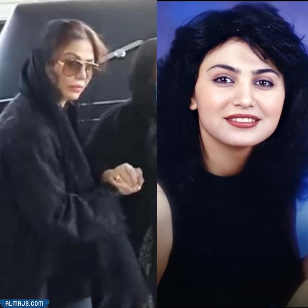 نورمان أسعد في عزاء والد زوجها