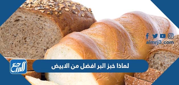 لماذا خبز البر افضل من الابيض