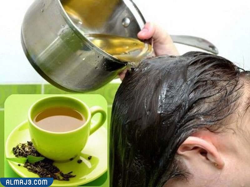 وصفات الشاي الأخضر للشعر 
