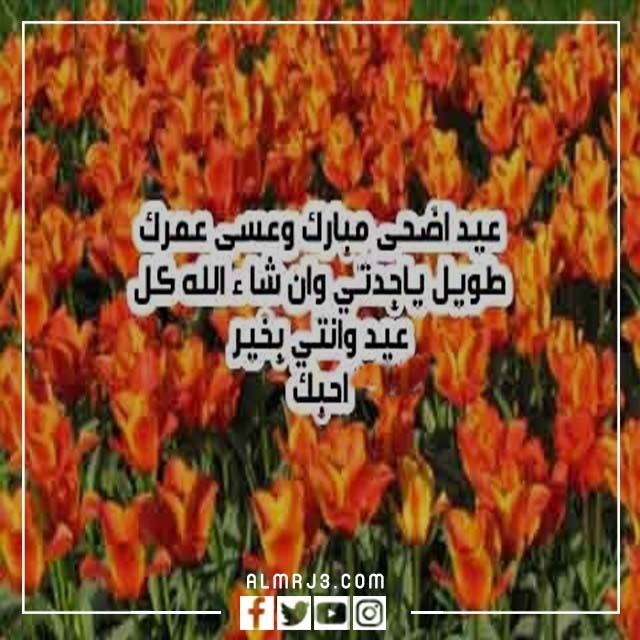 بطاقات عيد الأضحى المبارك لجدتي