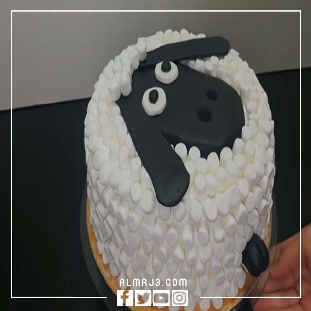 كعكة عيد الأضحى على شكل خروف