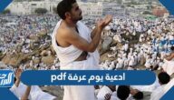 ادعية يوم عرفة pdf مكتوبة تحميل مباشر 2025