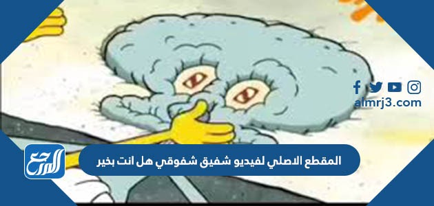 المقطع الاصلي لفيديو شفيق شفوقي هل انت بخير 