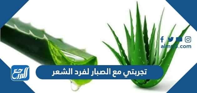 تجربتي مع الصبار لفرد الشعر