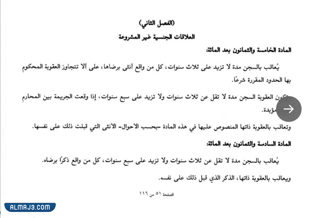 تفاصيل نظام العقوبات الجديد فى المملكة