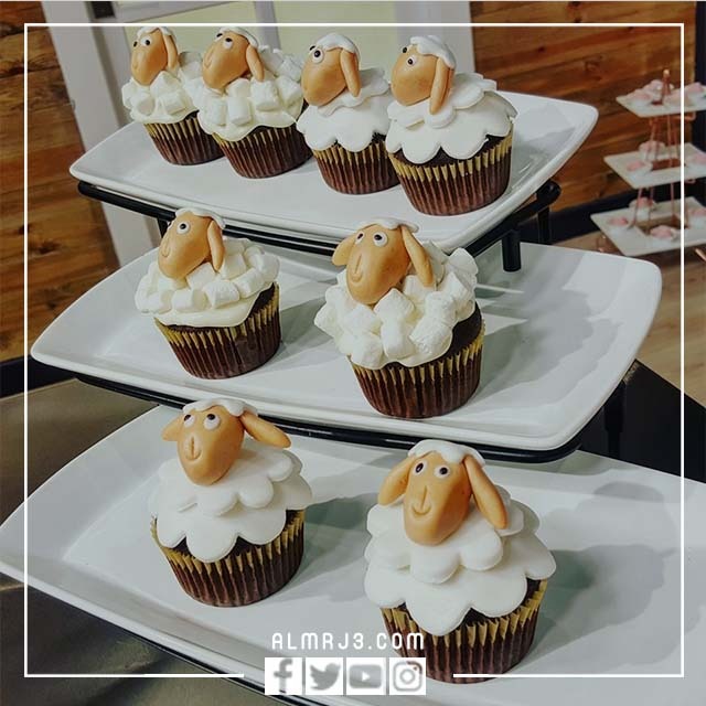 توزيعات كب كيك خروف العيد 2022
