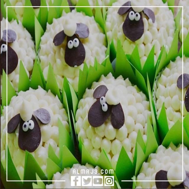 توزيعات كب كيك خروف العيد 2022