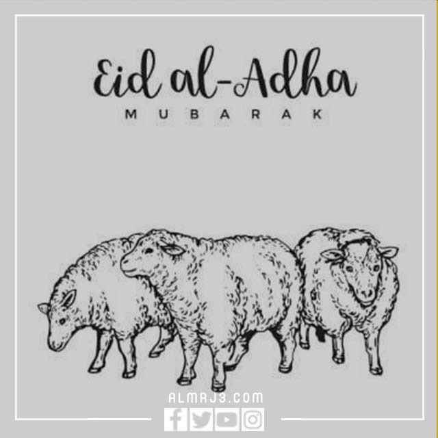 ثيمات عيد الاضحى ابيض واسود