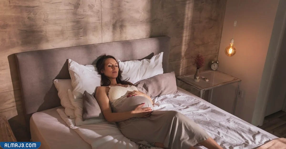 حامل بالشهر السابع كيف أنام؟