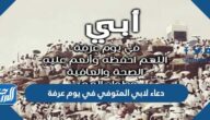 دعاء لابي المتوفي في يوم عرفة 2022 أدعية لأبي المتوفي في وقفة عرفة 1443