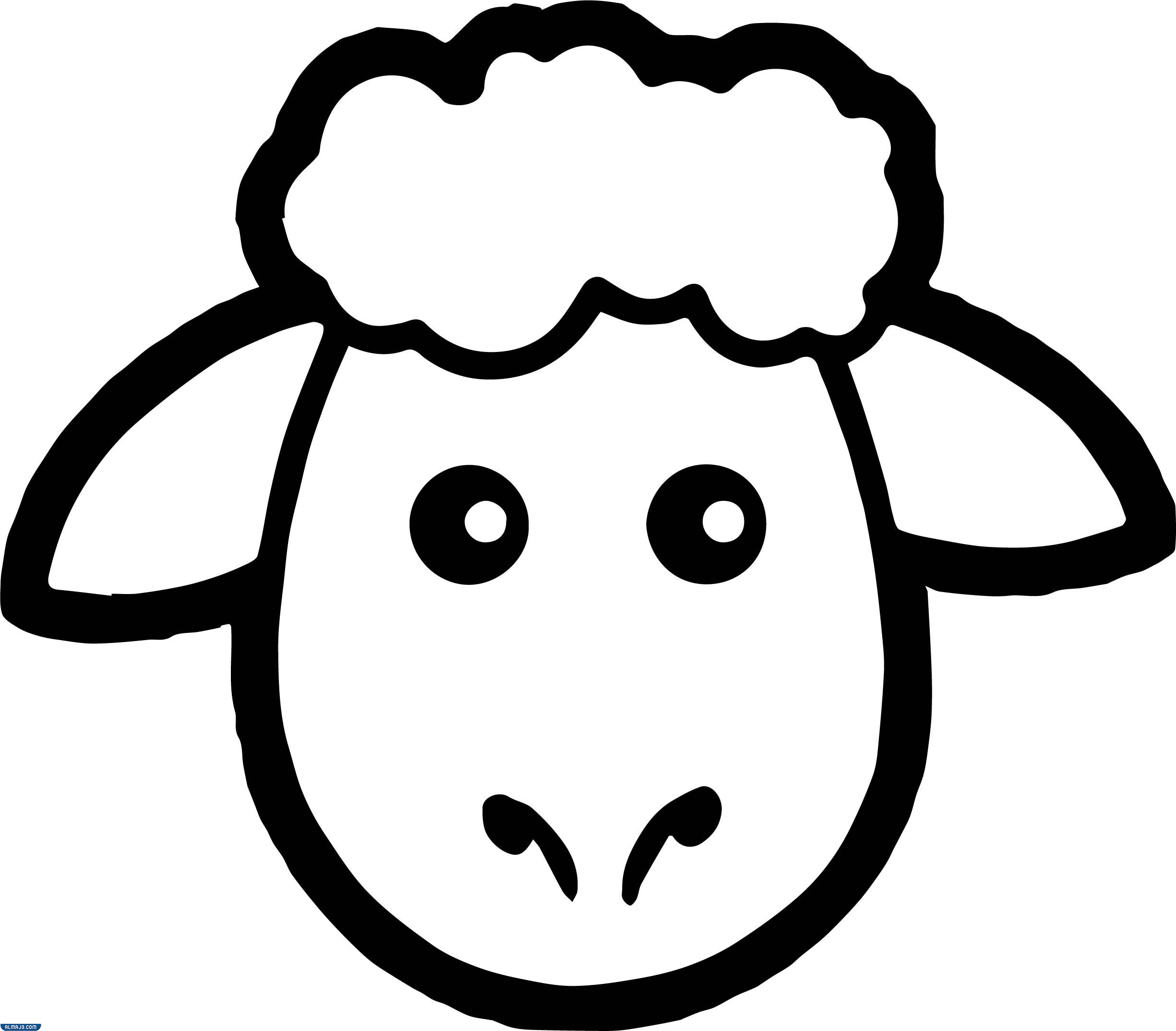 رسومات تلوين خروف العيد