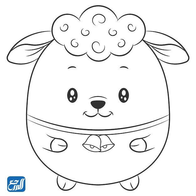 رسومات خروف العيد للتلوين 2022