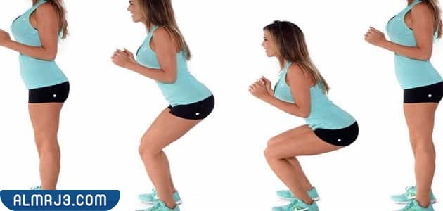 ما هو تحدي السكوات قبل وبعد؟