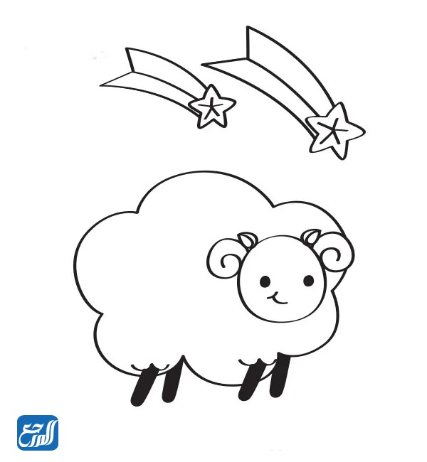 صور خروف العيد كرتون للتلوين 2022