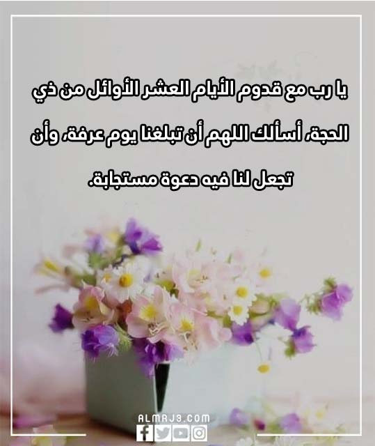 صور مكتوب عليها دعاء اللهم بلغنا يوم عرفة