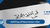 عبارات مزخرفة جميلة للسيرة الذاتية 2025 أسماء وكلمات مزخرفة جاهزة للنسخ
