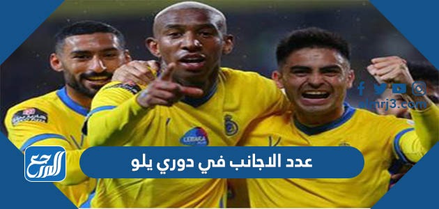 عدد الاجانب في دوري يلو