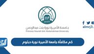 كم مكافأة جامعة الأميرة نورة دبلوم 1447