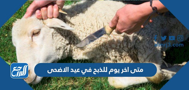 متى اخر يوم للذبح في عيد الاضحى