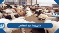 متى يبدأ وقت ذبح الاضاحي ومتى ينتهي