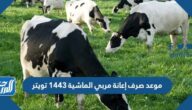 موعد صرف إعانة مربي الماشية 1443 تويتر