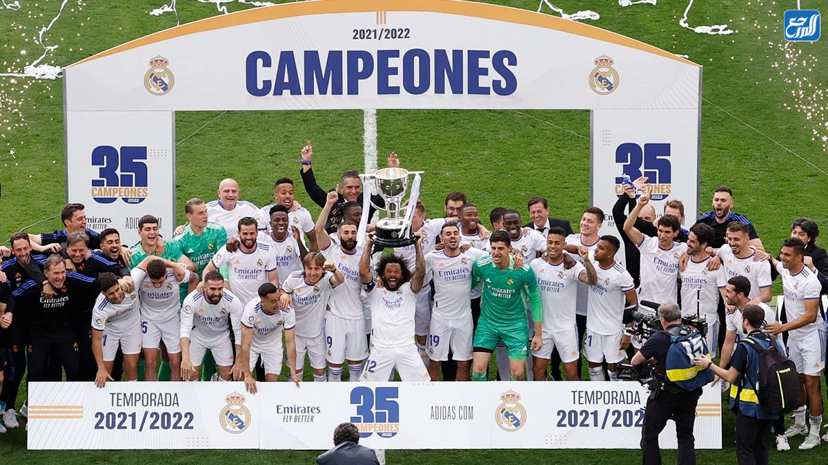 كم عدد الألقاب التي يمتلكها ريال مدريد في الدوري الإسباني؟