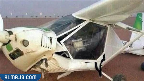 صور سقوط الطائرة السعودية في الرياض