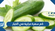 كم سعرة حرارية في الخيار كم سعرة حرارية في الخيار