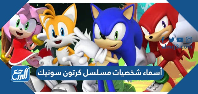 أسماء شخصيات مسلسل كرتون سونيك بالصور (14)