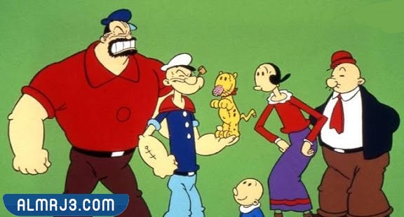 اسماء شخصيات كرتون باباي بالصور