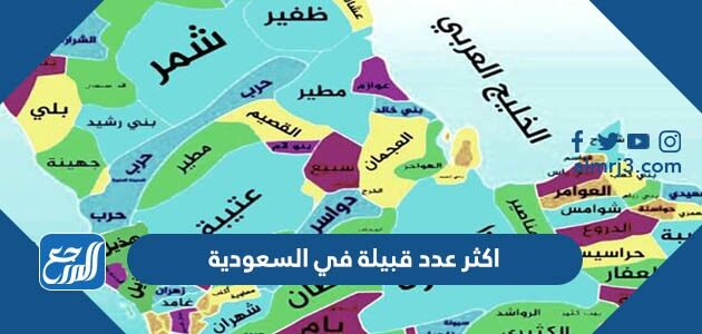 اكثر عدد قبيلة في السعودية 2026