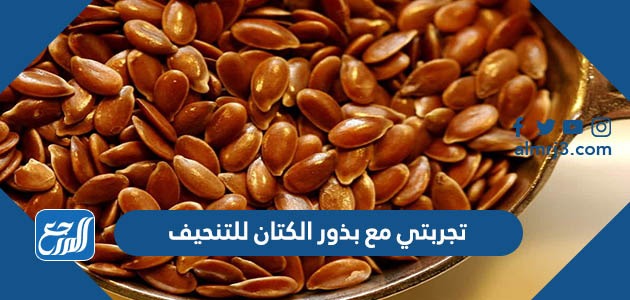 تجربتي مع بذور الكتان للتنحيف