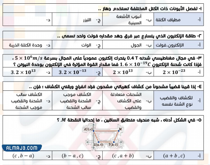 تجميعات تحصيلي 1444 علمي pdf