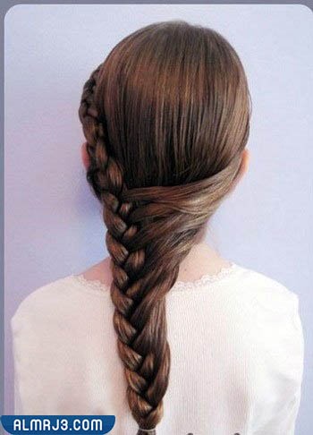 تسريحات شعر ضفائر للاطفال