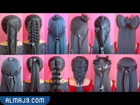 تسريحات شعر ضفائر للمناسبات