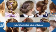 تسريحات شعر للمدرسة بالصور